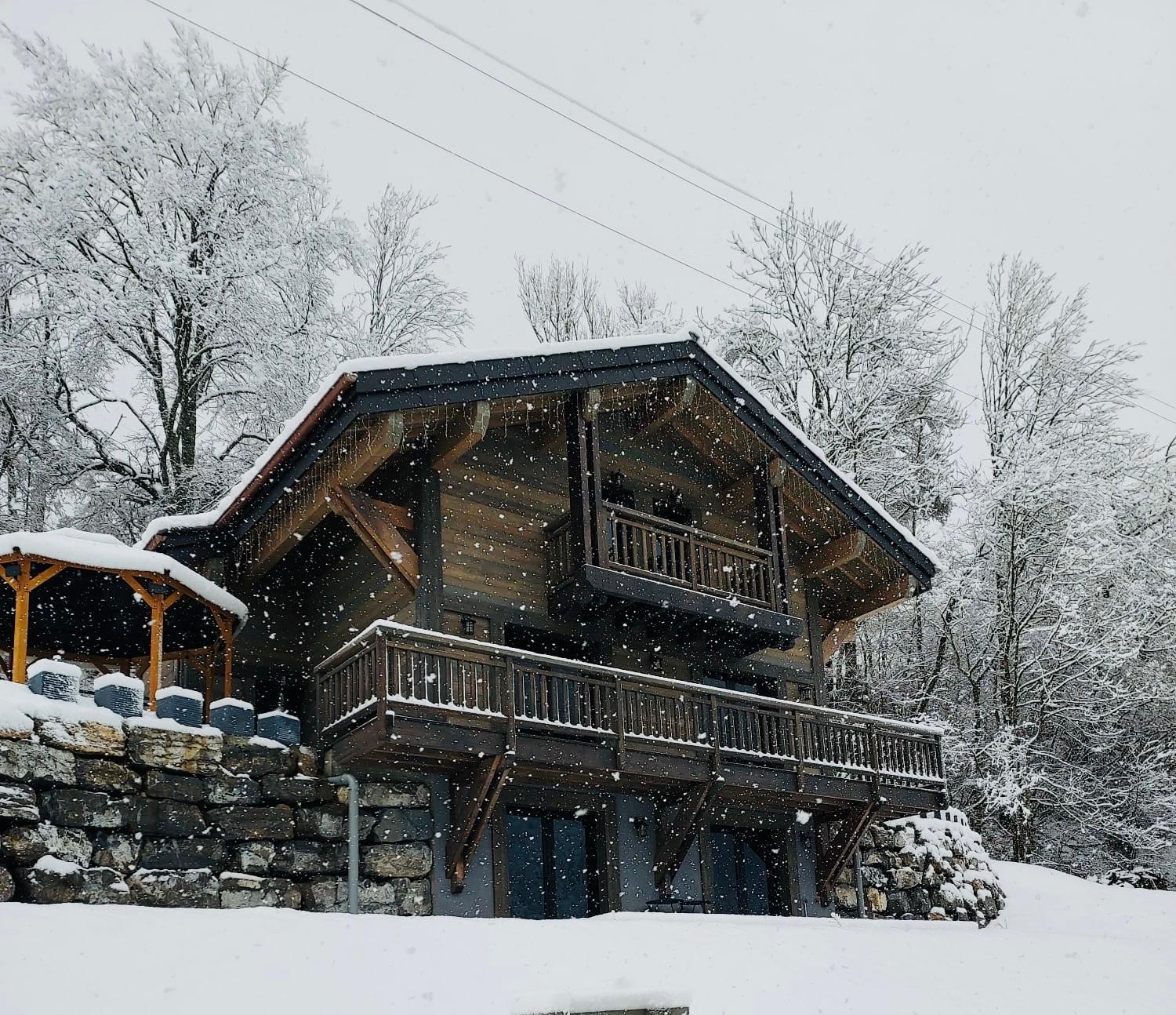 Chalet Du Bonheur Villa Bonnevaux  Dış mekan fotoğraf